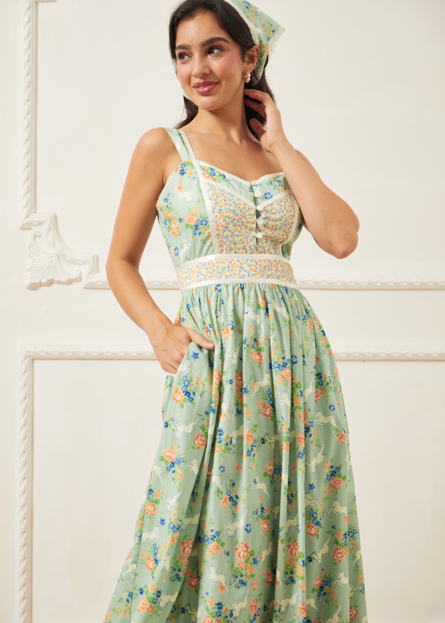 GUNNE SAX for ModCloth Vintage Inspired Jenny Prairie Maxi Dress