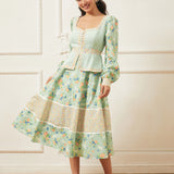 GUNNE SAX for ModCloth Lilly Corselette Midi Dress