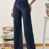 Rainbow With Me Wide-Leg Jeans