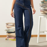 Rainbow With Me Wide-Leg Jeans