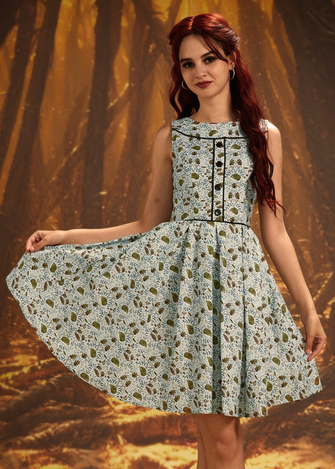 Elizabeth Dress in Hedgehogs