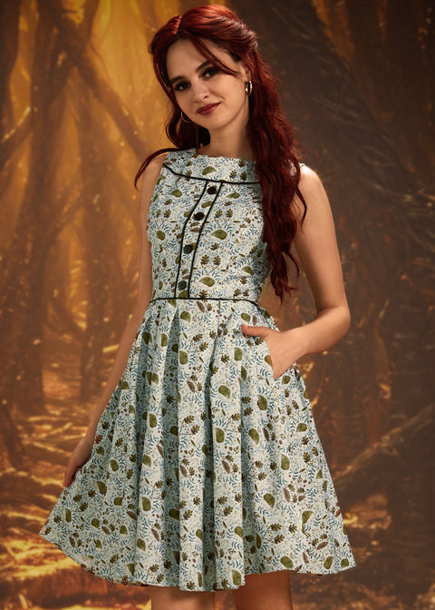 Elizabeth Dress in Hedgehogs