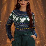 Happy Hauntings Fair Isle Sweater