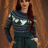 Happy Hauntings Fair Isle Sweater