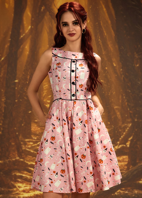 Elizabeth Dress in Pink Halloween
