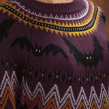 It Be Like 'Bat' Fair Isle Sweater Dress