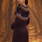 It Be Like 'Bat' Fair Isle Sweater Dress