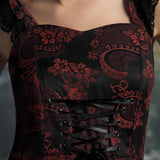 Red Byzantine Swing Dress