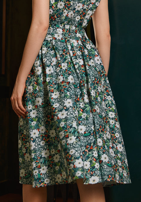 Winter Floral Doris Skirt
