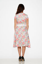 Sweet Hibiscus Swing Dress