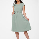 Aqua Swing Dress