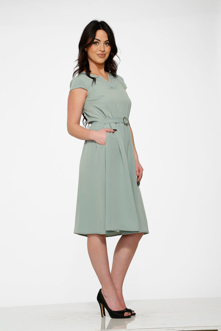 Aqua Swing Dress