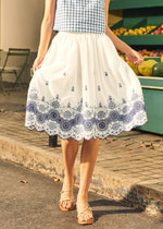 Summer Garden Eyelet Skirt