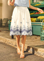 Summer Garden Eyelet Skirt