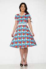 Stripe Red Dot Swing Dress