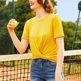 A Twist Of Fun Knit Top (Final Sale)