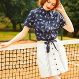 Pinch Of Style Tie-Waist Top (Final Sale)
