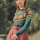 Give 'Em Pumpkin To Talk About Fair Isle Sweater