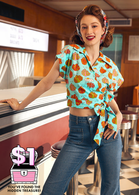 ModCloth x Marisol Muro Fabulous Fantasies Wrap Top (Final Sale)