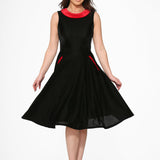 Black Red KurtRoy Swing Dress