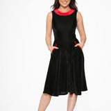 Black Red KurtRoy Swing Dress