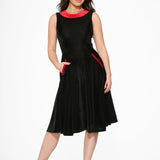 Black Red KurtRoy Swing Dress