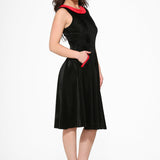 Black Red KurtRoy Swing Dress