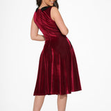Purple Kurtroy with Black Collor Swing Dress