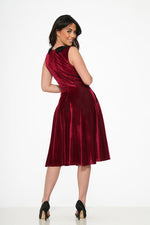 Purple Kurtroy with Black Collor Swing Dress