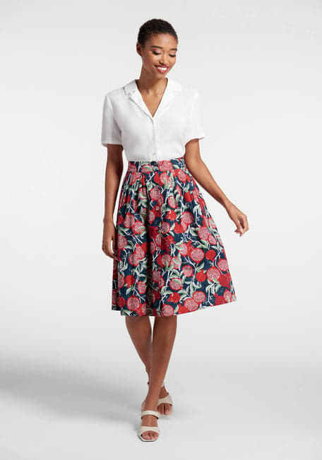 Womens Skirt Sz 18/20 80s Fashion Bug Long Straight Skirt Plus Size Womens  Eco-friendly Vintage Clothing Shop 