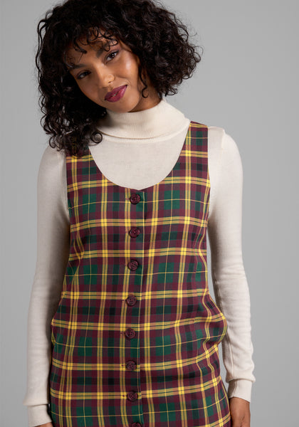 herlipto　Classic Plaid Jumper Dress　M herlipto ◼︎Classic Plaid Jumper Dress ¥24,000(taxin) color