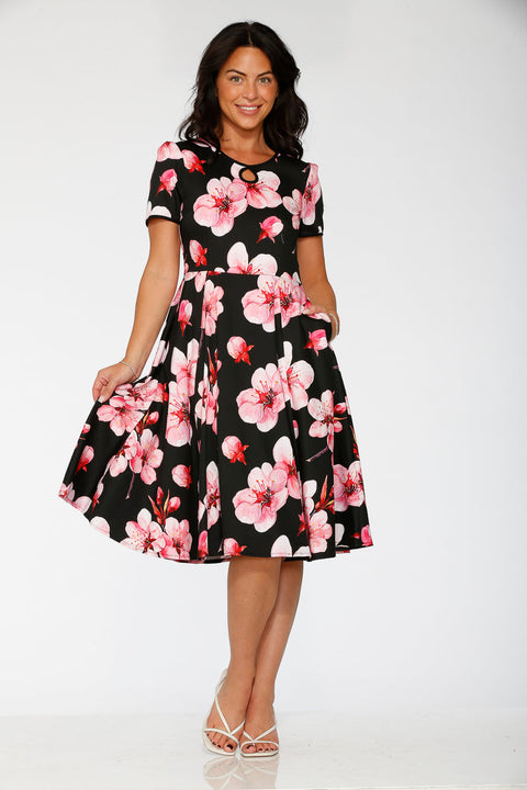 Black Orchid Bloom Swing Dress - 4 Black Orchid Bloom Swing Dress - 4