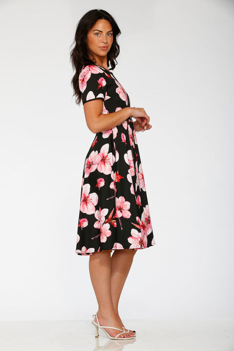 Black Orchid Bloom Swing Dress - 4 Black Orchid Bloom Swing Dress - 4