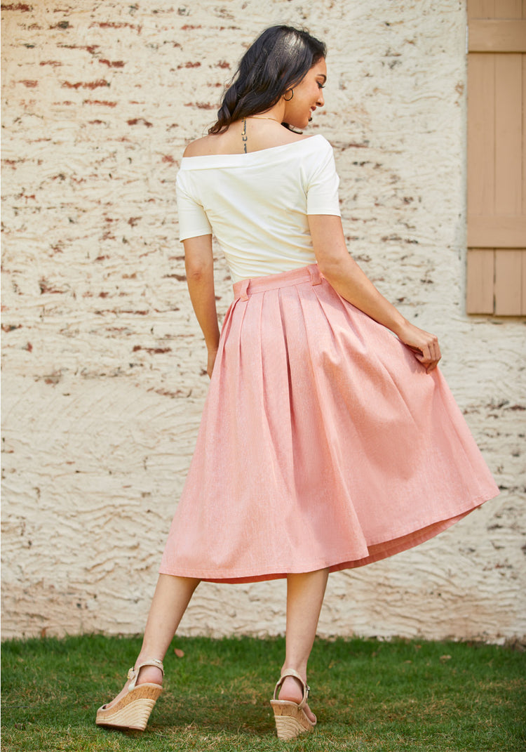 Effortless Feature A-Line Skirt