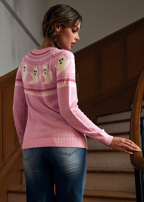 📌PRESALE You've Been Ghosted Fair Isle Sweater