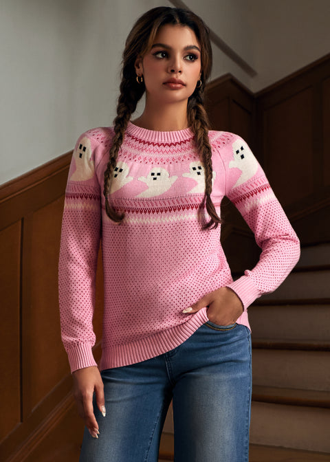 📌PRESALE You've Been Ghosted Fair Isle Sweater