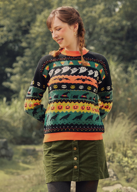 📌PRESALE Fright Night Delight Fair Isle Sweater