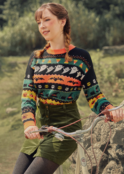📌PRESALE Fright Night Delight Fair Isle Sweater