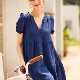 Sunshine Serenade Babydoll Dress (Final Sale)