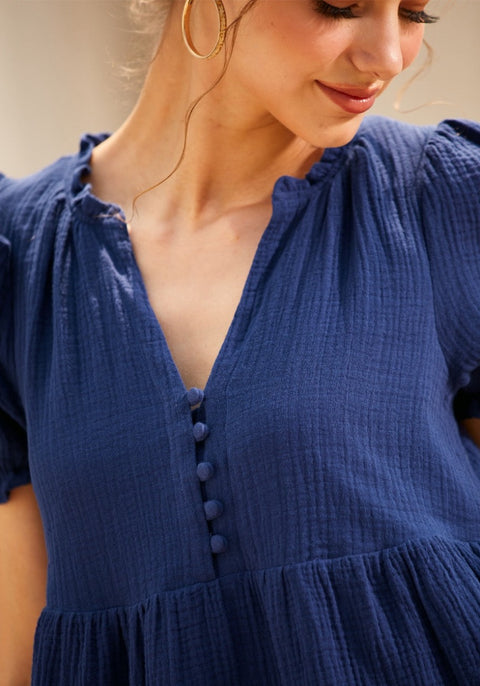 Sunshine Serenade Babydoll Dress