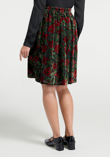 More Than Charming Velvet Skirt