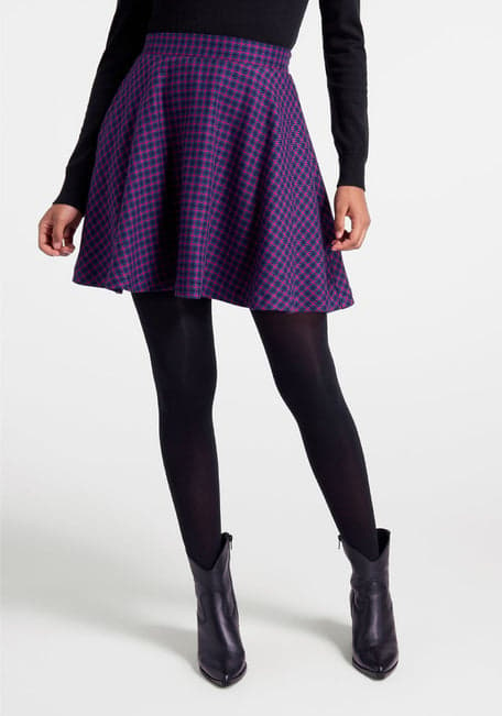 5032 Purple Skater Skirt  Vintage & Mod Clothing – Retrolicious