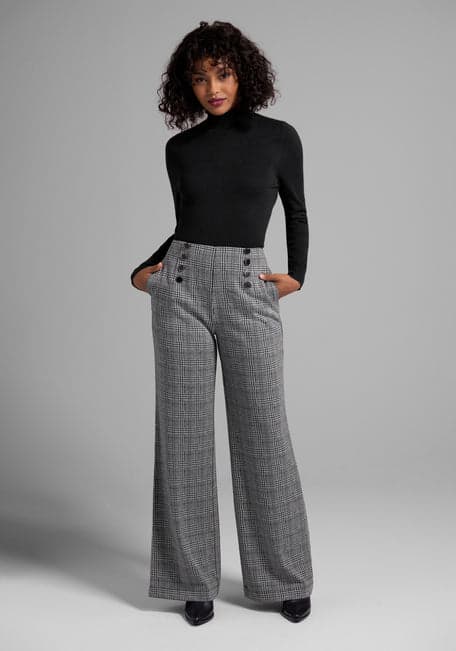 Dress pants for women Women Flare Pants Vintage Streetwear Mid Waist Denim  Cute Jean Trousers Sweatpan Fagarn