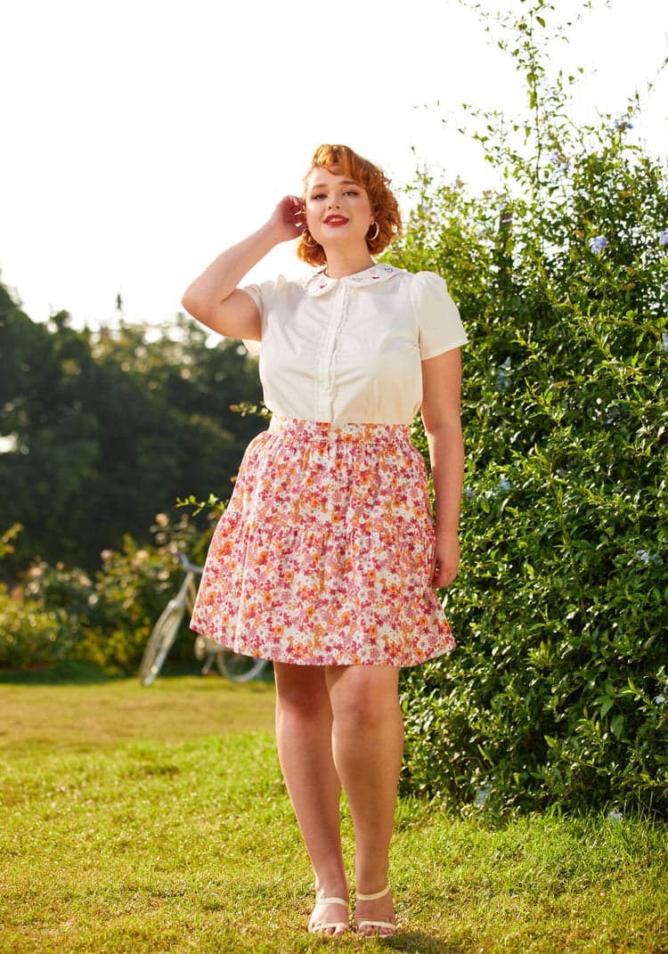 Dolls On Parade Tiered Skirt