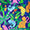 Psychedelic Rainforest Swatch