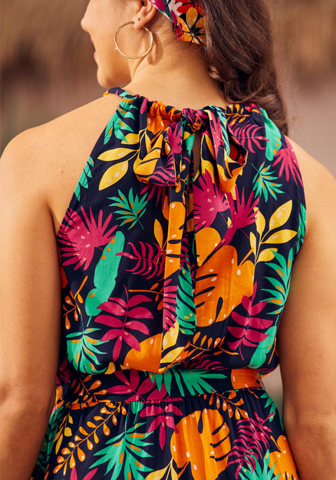 Navy Print