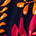 Navy Print Swatch