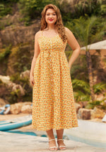 Quite Clearly Charismatic Midi Dress