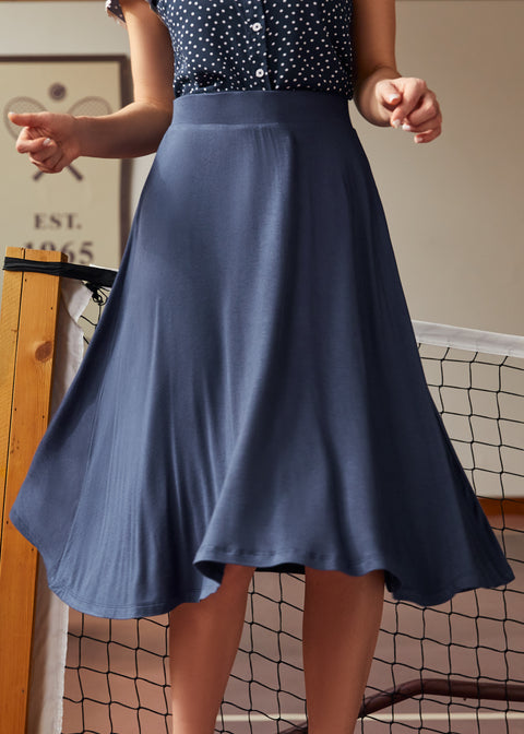 Excellence Attained Knit A-Line Skirt