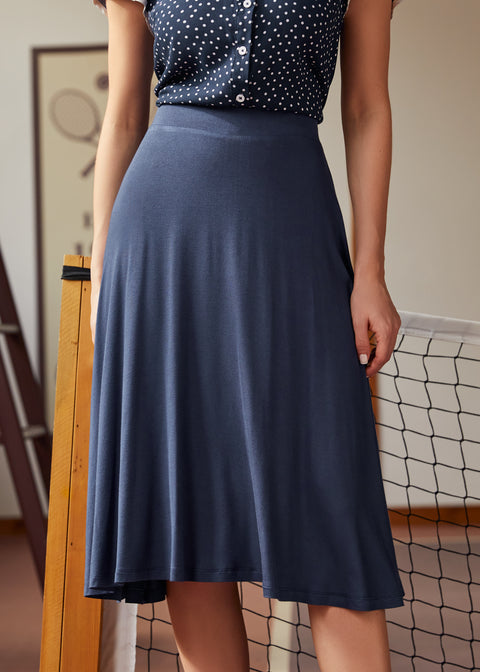 Excellence Attained Knit A-Line Skirt